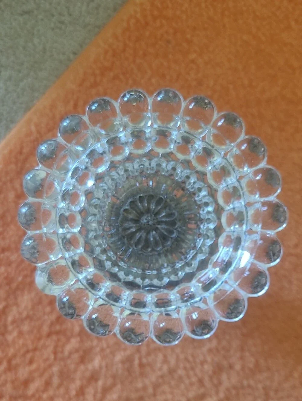 crystal on Brass